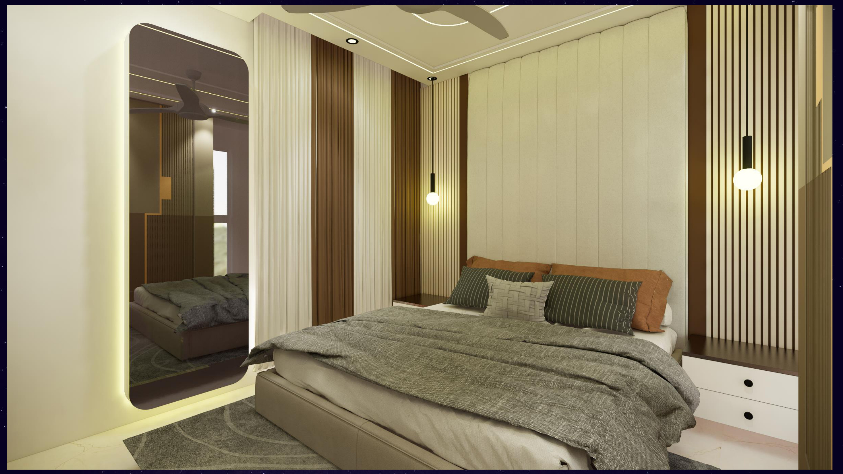 Modern bedroom