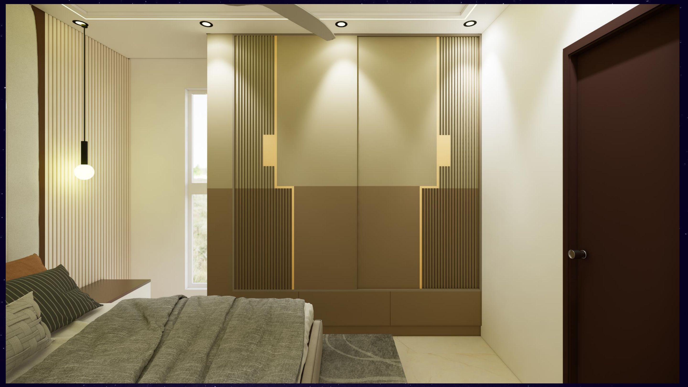 Elegant master suite