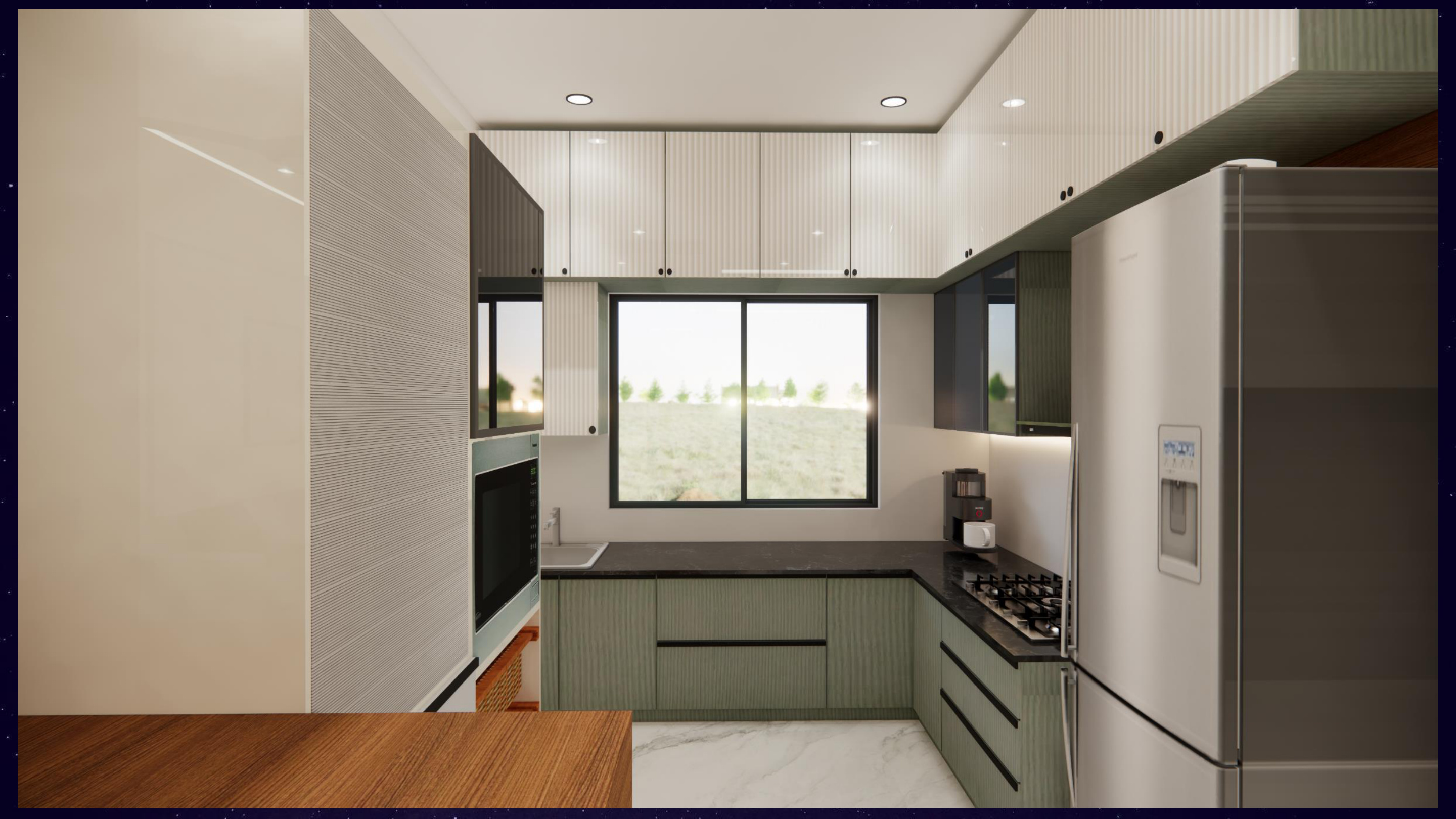 White kitchen cabinets